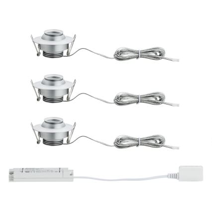 Paulmann 93579 - CONJUNTO 3xLED/3,8W Foco de encastrar PREMIUM 230V