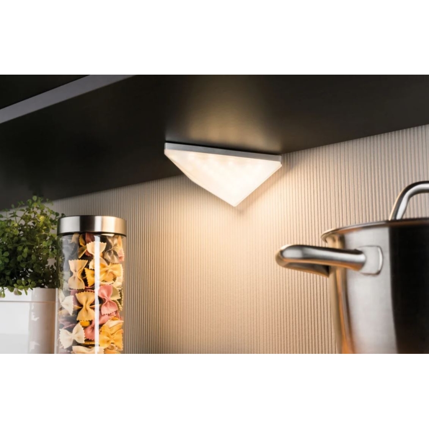 Paulmann 93584 - CONJUNTO 2xLED/6,2W IP44 Iluminação para móveis KITE 230V