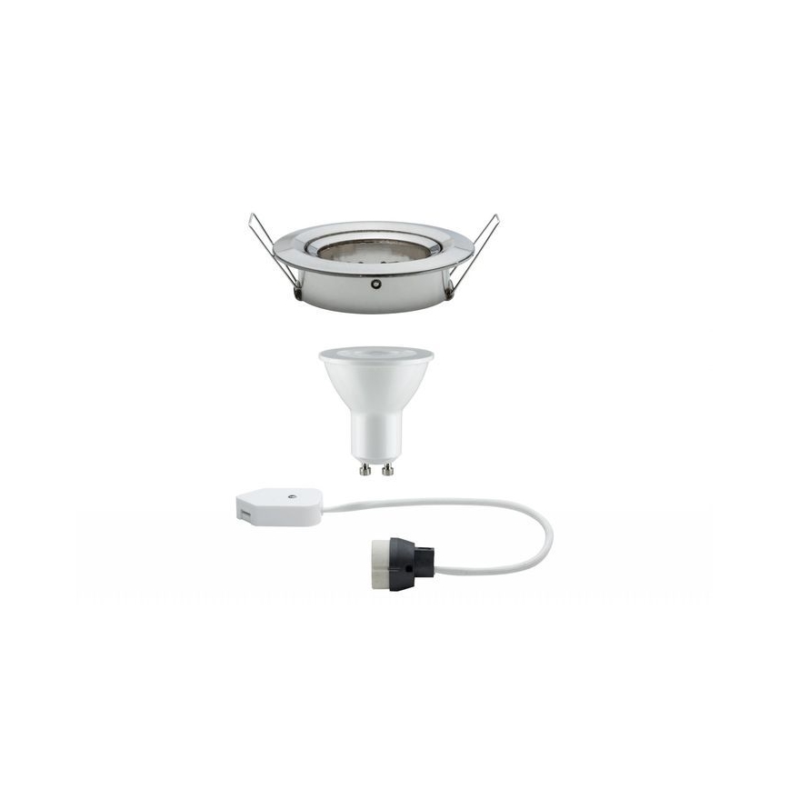 Paulmann 93603 - LED-GU10/7W IP23 Iluminação embutida de casa de banho com regulação NOVA 230V