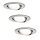 Paulmann 93607 - CONJUNTO 3x LED GU10/7W IP23 Iluminação de casa de banho com regulação NOVA 230V