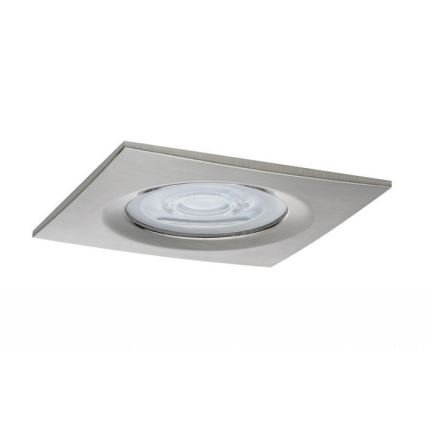 Paulmann 93611 - LED-GU10/7W IP44 Iluminação embutida de casa de banho com regulação NOVA 230V