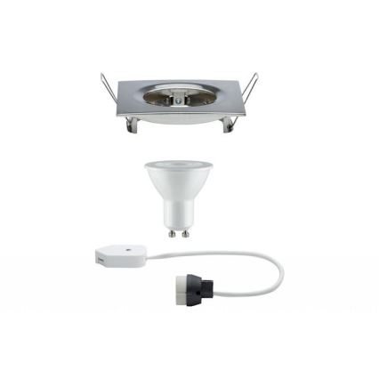 Paulmann 93611 - LED-GU10/7W IP44 Iluminação embutida de casa de banho com regulação NOVA 230V