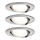 Paulmann 93652 - CONJUNTO 3x LED GU10/6,1W IP23 Iluminação de encastrar para casa de banho 230V