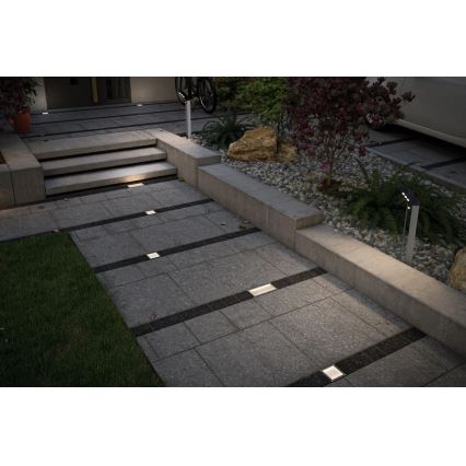 Paulmann 93774 - LED/0,24W IP67 Iluminação embutida solar CUBE 1,2V