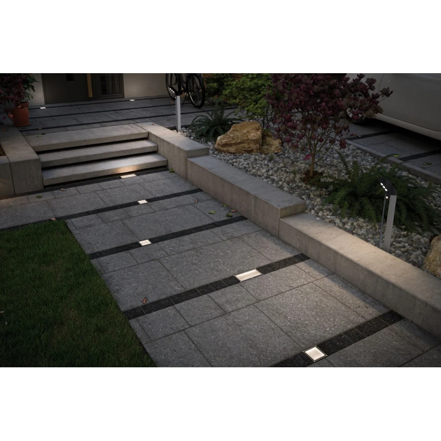 Paulmann 93774 - LED/0,24W IP67 Iluminação embutida solar CUBE 1,2V
