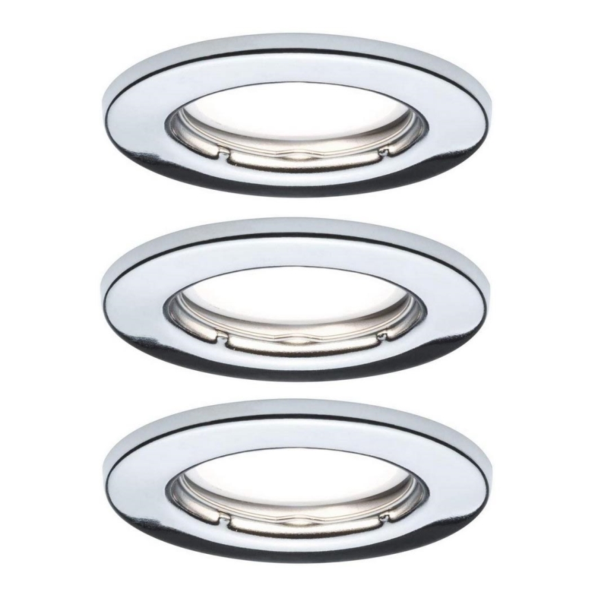 Paulmann 93853 - CONJUNTO 3xLED-GU10/4,5W Luz embutida STARR 230V