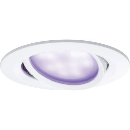 Paulmann 93940 -CONJUNTO 3x LED RGBW/2W IP23 Luzes de encastrar na casa de banho reguláveis 230V