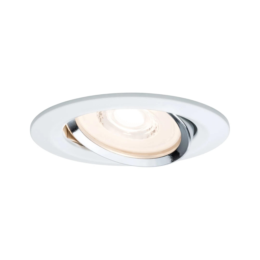 Paulmann 93942 - CONJUNTO 3xLED/6,8W IP23 Focos de encastrar para casa de banho com regulação COIN 230V