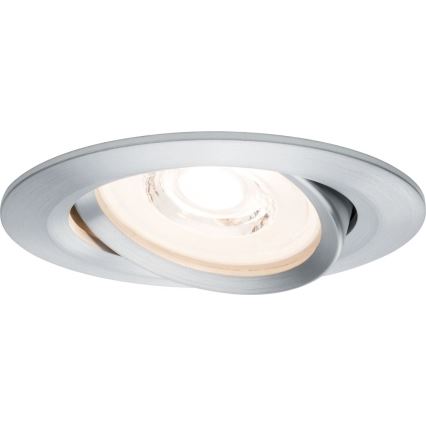 Paulmann 93943 - Conjunto 3x LED/6,8W IP23 regulável, luminária de embutir para casa de banho COIN 230V