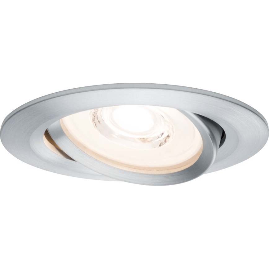 Paulmann 93943 - Conjunto 3x LED/6,8W IP23 regulável, luminária de embutir para casa de banho COIN 230V