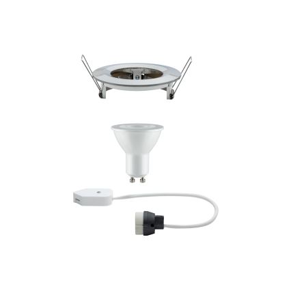 Paulmann 93959 - LED-GU10/7W IP44 Iluminação para casa de banho com regulação NOVA 230V