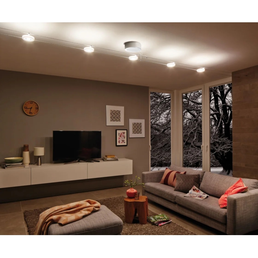 Paulmann 94090 - LED/4W Foco para um sistema de cordas DISC 12V branco