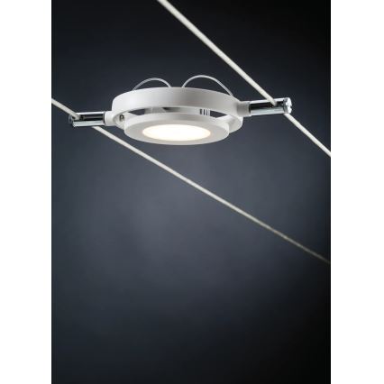 Paulmann 94106 - CONJUNTO 6xLED/4W Foco para um sistema de cordas ROUNDMAC 230V branco