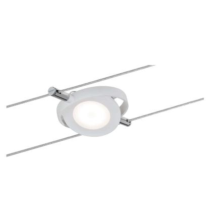 Paulmann 94106 - CONJUNTO 6xLED/4W Foco para um sistema de cordas ROUNDMAC 230V branco