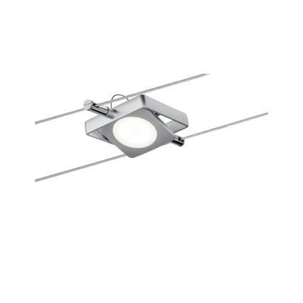 Paulmann 94108 - CONJUNTO 5xLED/4,3W Foco para sistema de carril MAC 230V cromado mate