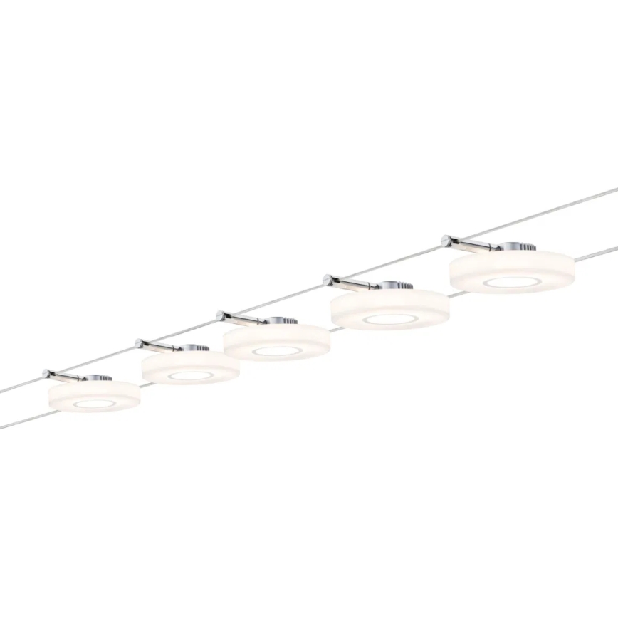 Paulmann 94109 - CONJUNTO 5xLED/4,3W Focos para um sistema de cordas MAC 230V