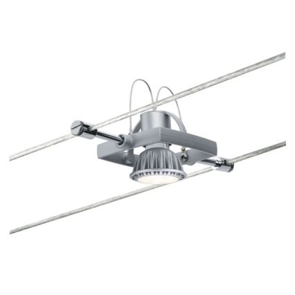Paulmann 94132 - 1xGU5,3/10W Foco para sistema de carril MAC 12V cromado mate