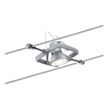 Paulmann 94132 - 1xGU5,3/10W Foco para sistema de carril MAC 12V cromado mate