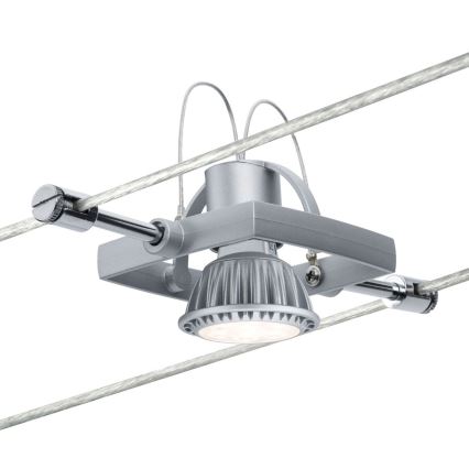 Paulmann 94134 - CONJUNTO 5xGU5,3/10W Foco para um sistema de cordas MAC 230V branco
