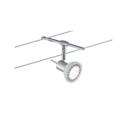Paulmann 94136 - CONJUNTO 5xGU5,3/10W Foco para sistema de carril SHEELA 230V cromado brilhante