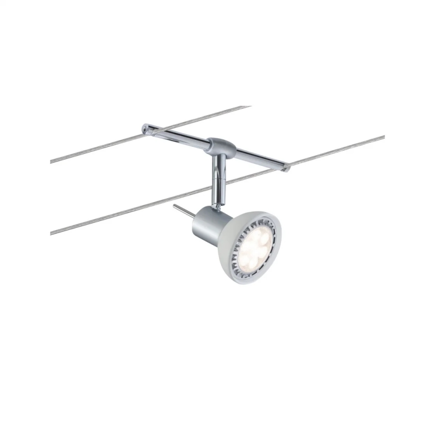 Paulmann 94136 - CONJUNTO 5xGU5,3/10W Spot embutido para sistema de cabos SHEELA 230V cromo brilhante