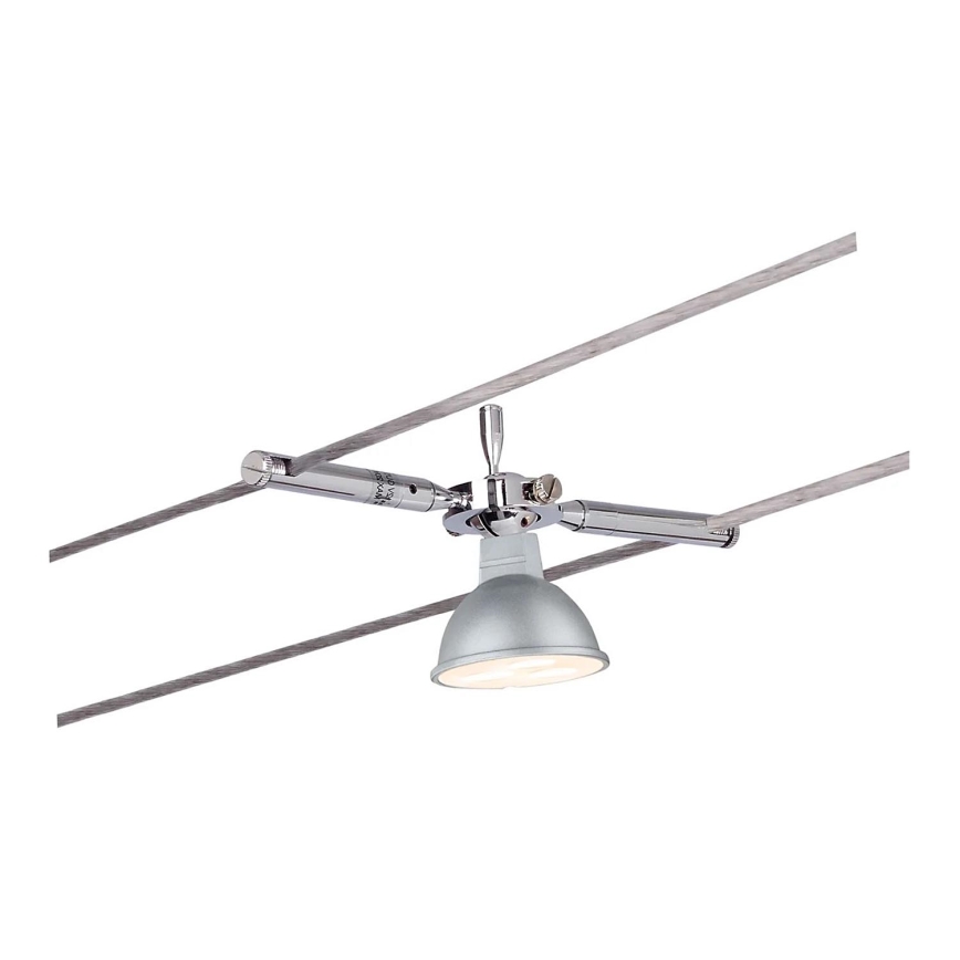 Paulmann 94147 - 1xGU5,3/10W Foco para sistema de carril TOGO 12V cromado mate