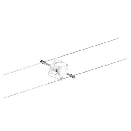 Paulmann 94149 - CONJUNTO 5xGU5,3/10W Foco para um sistema de cordas TECH 230V branco