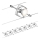 Paulmann 94152 - CONJUNTO 7xGU5,3/10W Foco para um sistema de cordas MAC 230V cromado mate