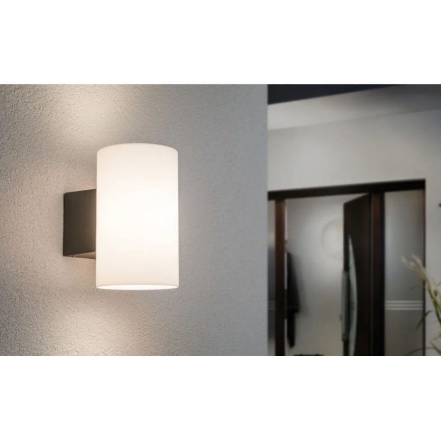 Paulmann 94186 - 1xE27/15W IP54 Iluminação de parede exterior TUBE 230V
