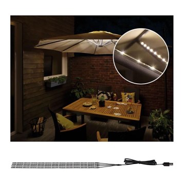 Paulmann 94208 - LED/1,8W Iluminação para guarda-sol PARASOL 5V/USB