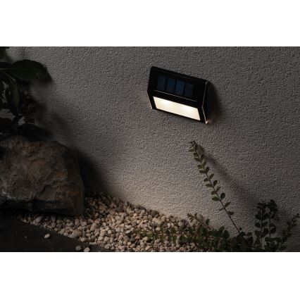 Paulmann 94234- LED/0,05W IP44 Iluminação solar exterior com sensor DAYTON 1,5V