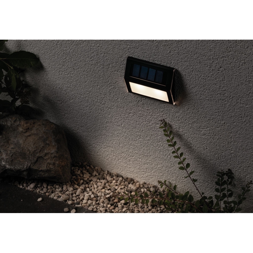 Paulmann 94234- LED/0,05W IP44 Iluminação solar exterior com sensor DAYTON 1,5V