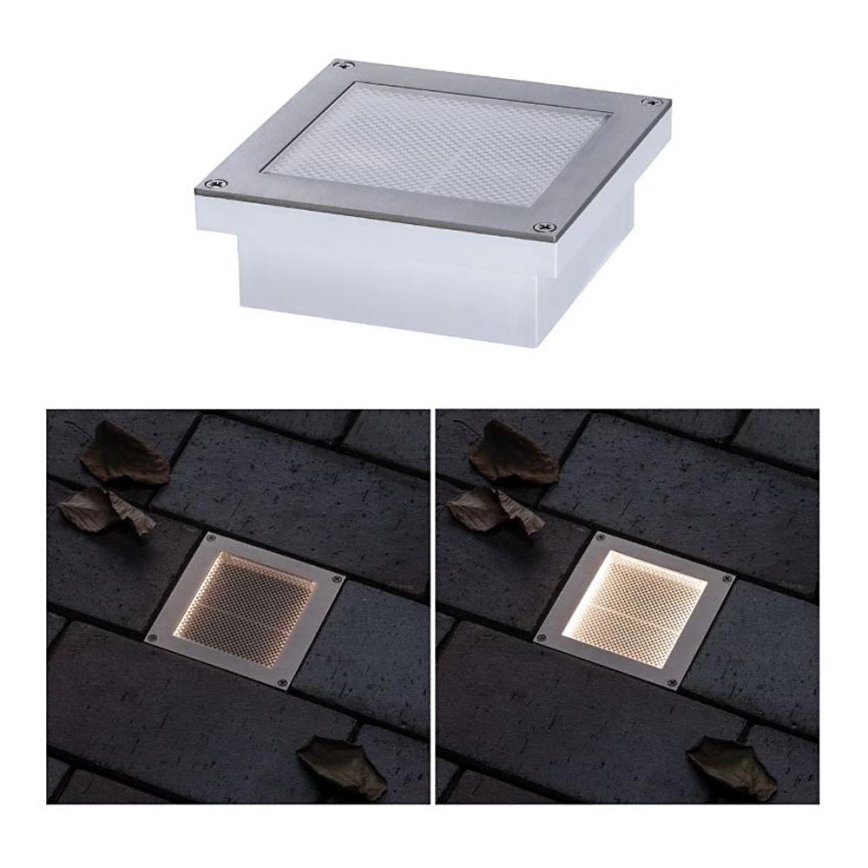 Paulmann 94238 - LED/0,7W IP67 Iluminação solar de caminho de acesso com sensor ARON 3,7V
