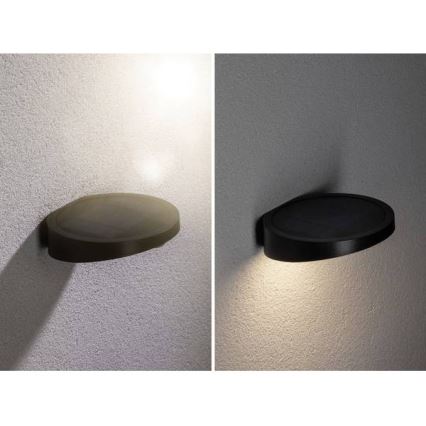 Paulmann 94246 - LED/1,2W IP44 Iluminação solar exterior com sensor RYSE 3,7V