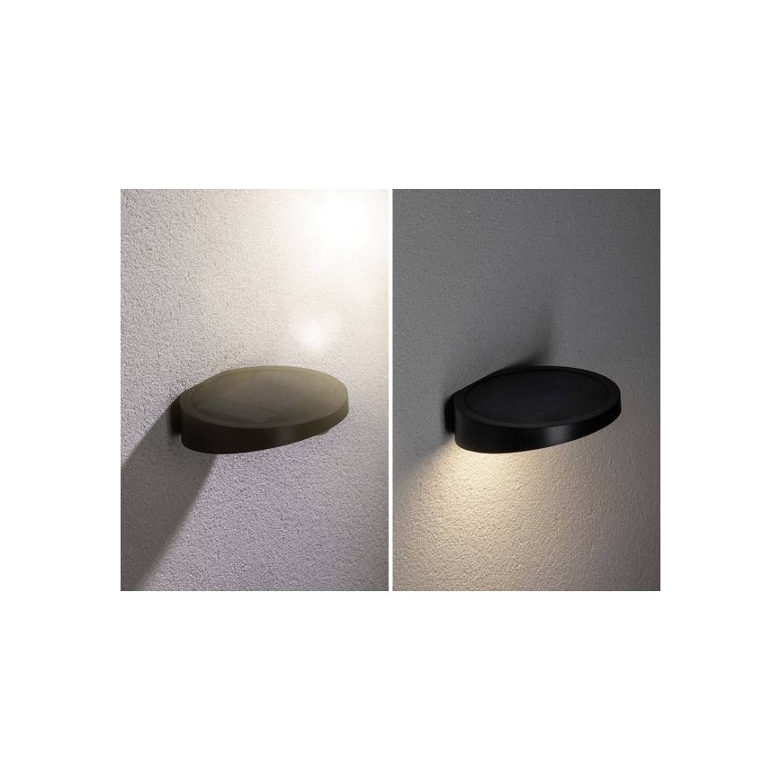 Paulmann 94246 - LED/1,2W IP44 Iluminação solar exterior com sensor RYSE 3,7V