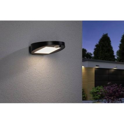Paulmann 94246 - LED/1,2W IP44 Iluminação solar exterior com sensor RYSE 3,7V