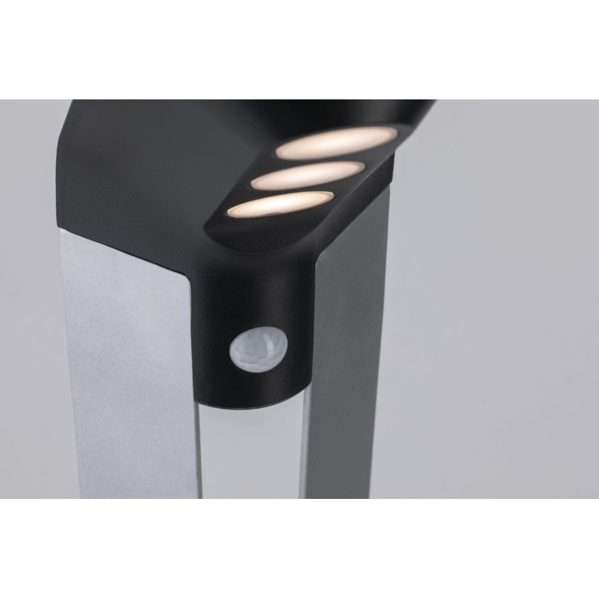 Paulmann 94252 - LED/1,2W IP44 Solar exterior candeeiro com sensor SOLEY 230V