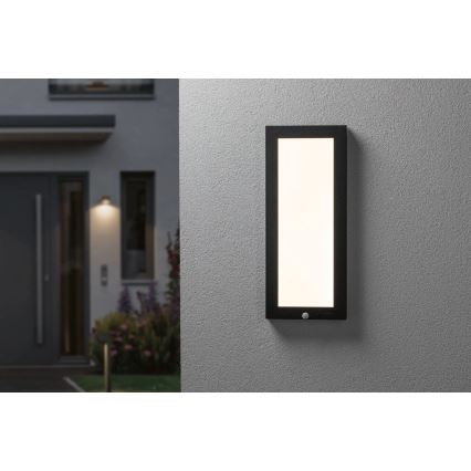 Paulmann 94256_1 - LED/10W IP44 Iluminação de teto exterior com sensor 230V