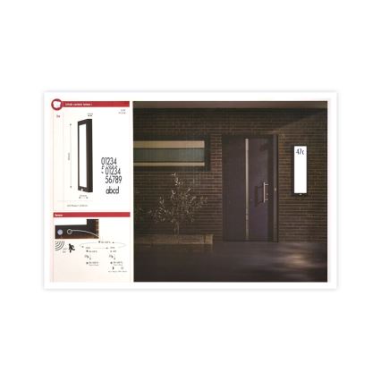 Paulmann 94257_1 - LED/19W IP44 Iluminação de teto exterior com sensor 230V
