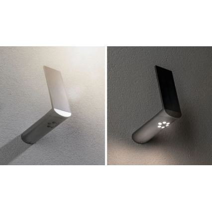 Paulmann 94261 - LED/1,2W IP44 Iluminação solar de parede com sensor ILIAS 3,7V