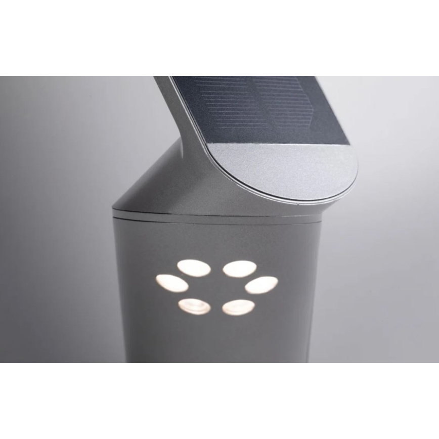 Paulmann 94261 - LED/1,2W IP44 Iluminação solar de parede com sensor ILIAS 3,7V