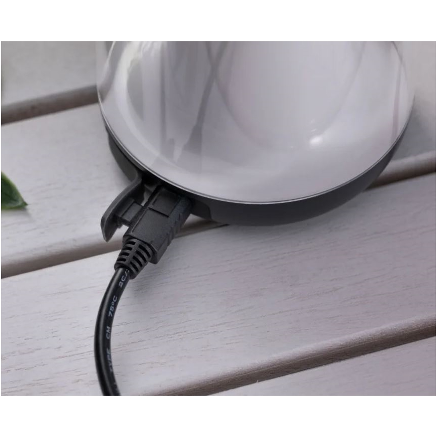 Paulmann 94267 - LED/1,3W IP44 Exterior regulação candeeiro CUPULINO 5V