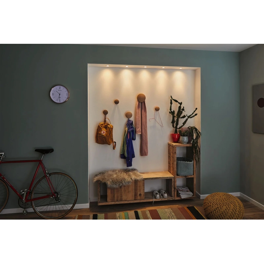 Paulmann 94292 - LED/4W IP23 Iluminação embutida para casa de banho COIN 230V