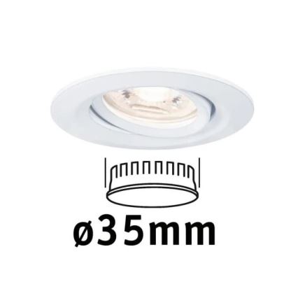 Paulmann 94292 - LED/4W IP23 Iluminação embutida para casa de banho COIN 230V