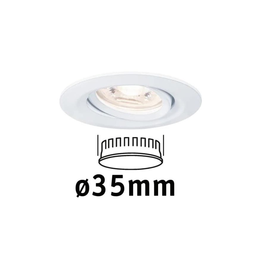 Paulmann 94292 - LED/4W IP23 Iluminação embutida para casa de banho COIN 230V