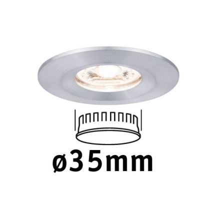 Paulmann 94304 - LED/4W IP44 Iluminação de encastrar para casa de banho COIN 230V