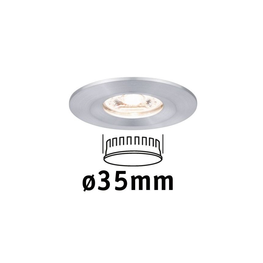 Paulmann 94304 - LED/4W IP44 Iluminação de encastrar para casa de banho COIN 230V
