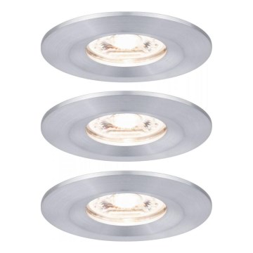Paulmann 94305 - CONJUNTO 3xLED/4W IP44 Iluminação de encastrar para casa de banho NOVA 230V
