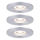 Paulmann 94305 - CONJUNTO 3xLED/4W IP44 Iluminação de encastrar para casa de banho NOVA 230V