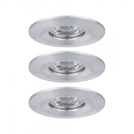 Paulmann 94305 - CONJUNTO 3xLED/4W IP44 Iluminação de encastrar para casa de banho NOVA 230V